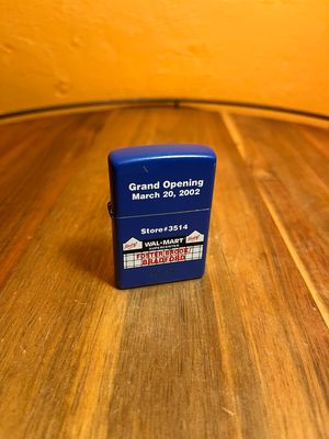 2001 Foster Brook Bradford Walmart Grand Opening Zippo Lighter