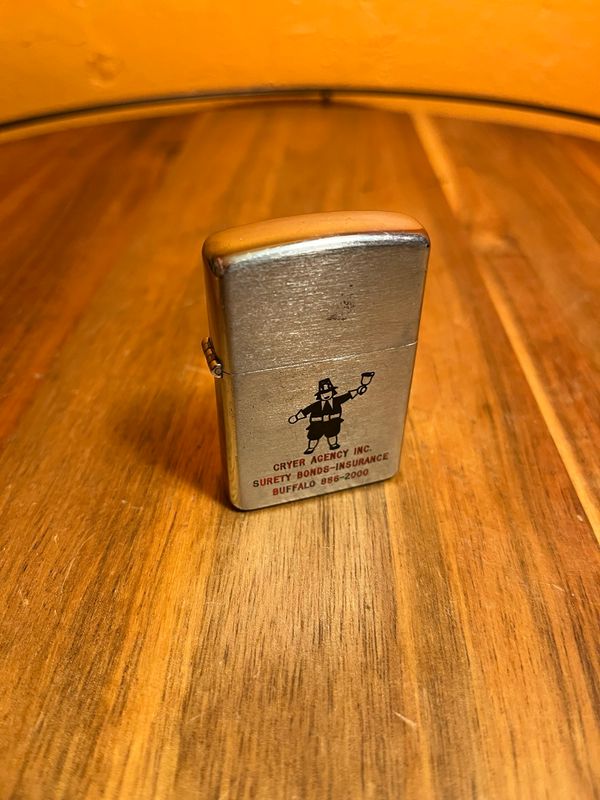 Cryer Agency Inc Surety Bonds Insurance Buffalo NY Flip Top Lighter