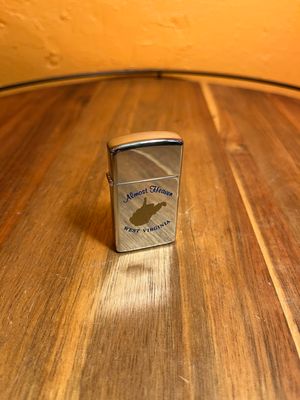 1962 Almost Heaven West Virginia Souvenir Zippo Slim Lighter