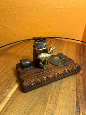 Made In Spain Gazelle Table Lighter Ashtray