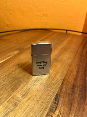 1961 Seagram’s Extra Dry Gin Zippo Slim Lighter