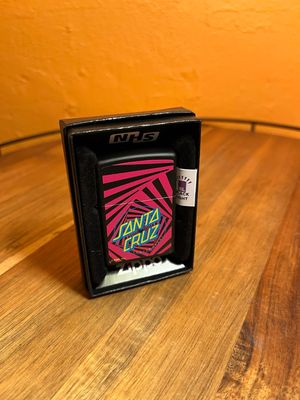 2024 UV Reactive NHS Santa Cruz Sealed Unstruck Zippo Lighter