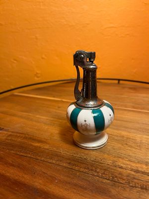 Handpainted Bone China Table Lighter