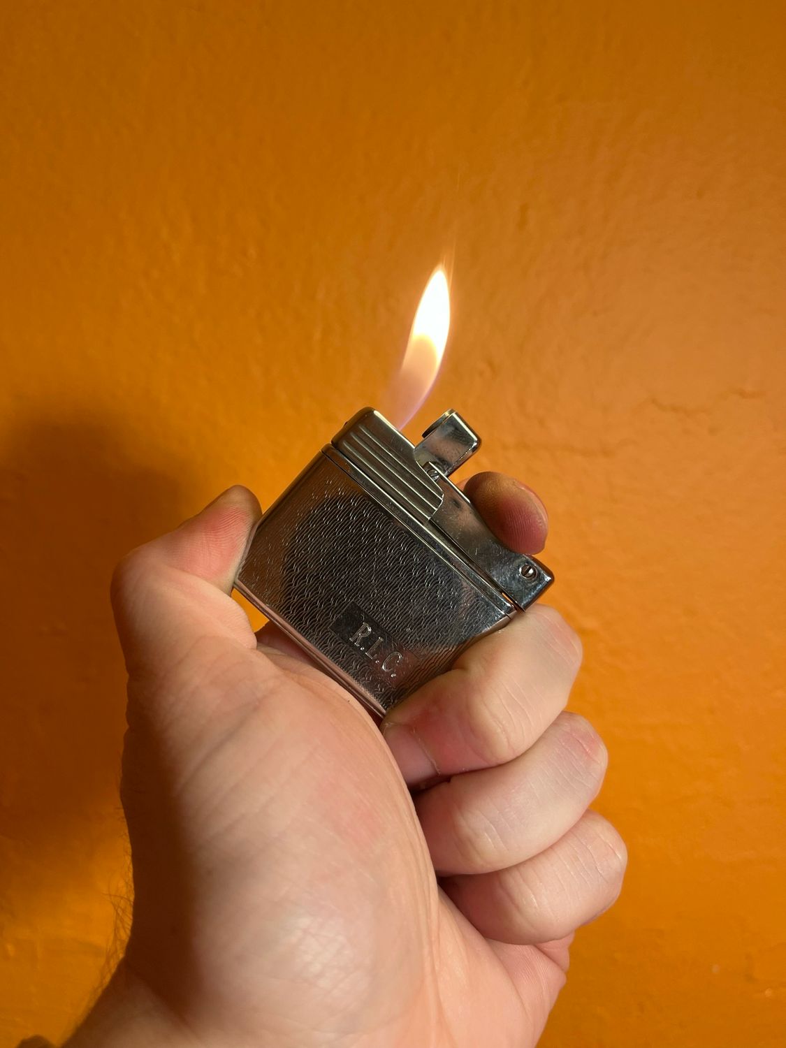 Customized ‘RLC’ Rogers Butane Lighter