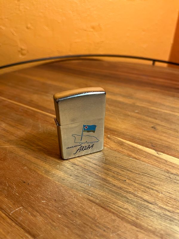 1992 Oranjestad Aruba Souvenir Zippo Lighter