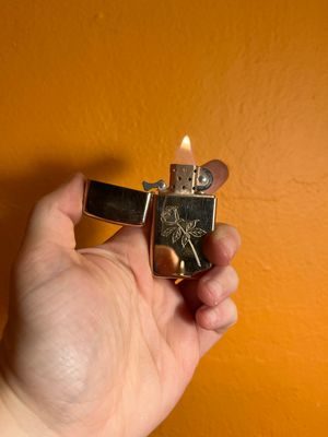 1999 Rose Gold Zippo Slim Lighter