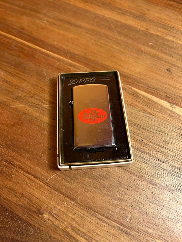 1971 Dr Pepper Zippo Slim Lighter