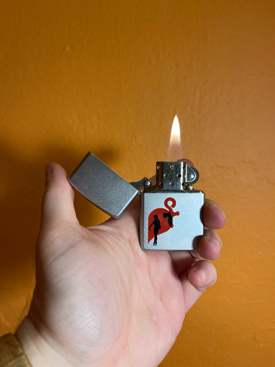 2002 Unknown Logo Zippo Lighter