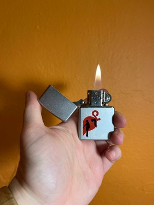 2002 Unknown Logo Zippo Lighter