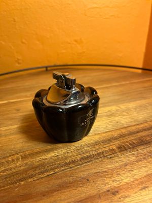 Smoky Viking Glass Table Lighter