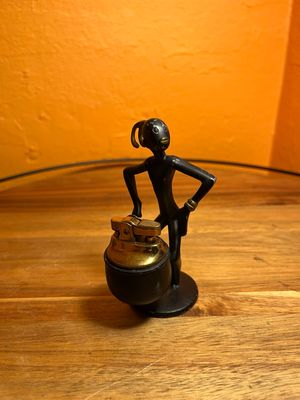 1920s American Minstrelry Table Lighter