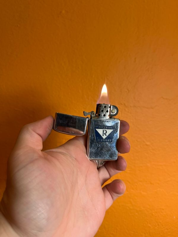 1964 Rockwell Standard Zippo Slim Lighter