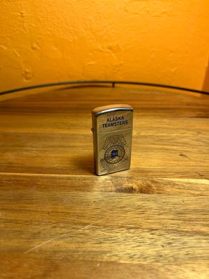 1976 Alaska Teamsters 959 Zippo Slim Lighter