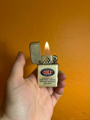 RD Cole Manufacturing Co Newnan GA Storm Master Flip Top Lighter