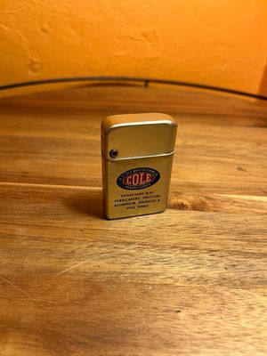 RD Cole Manufacturing Co Newnan GA Storm Master Flip Top Lighter