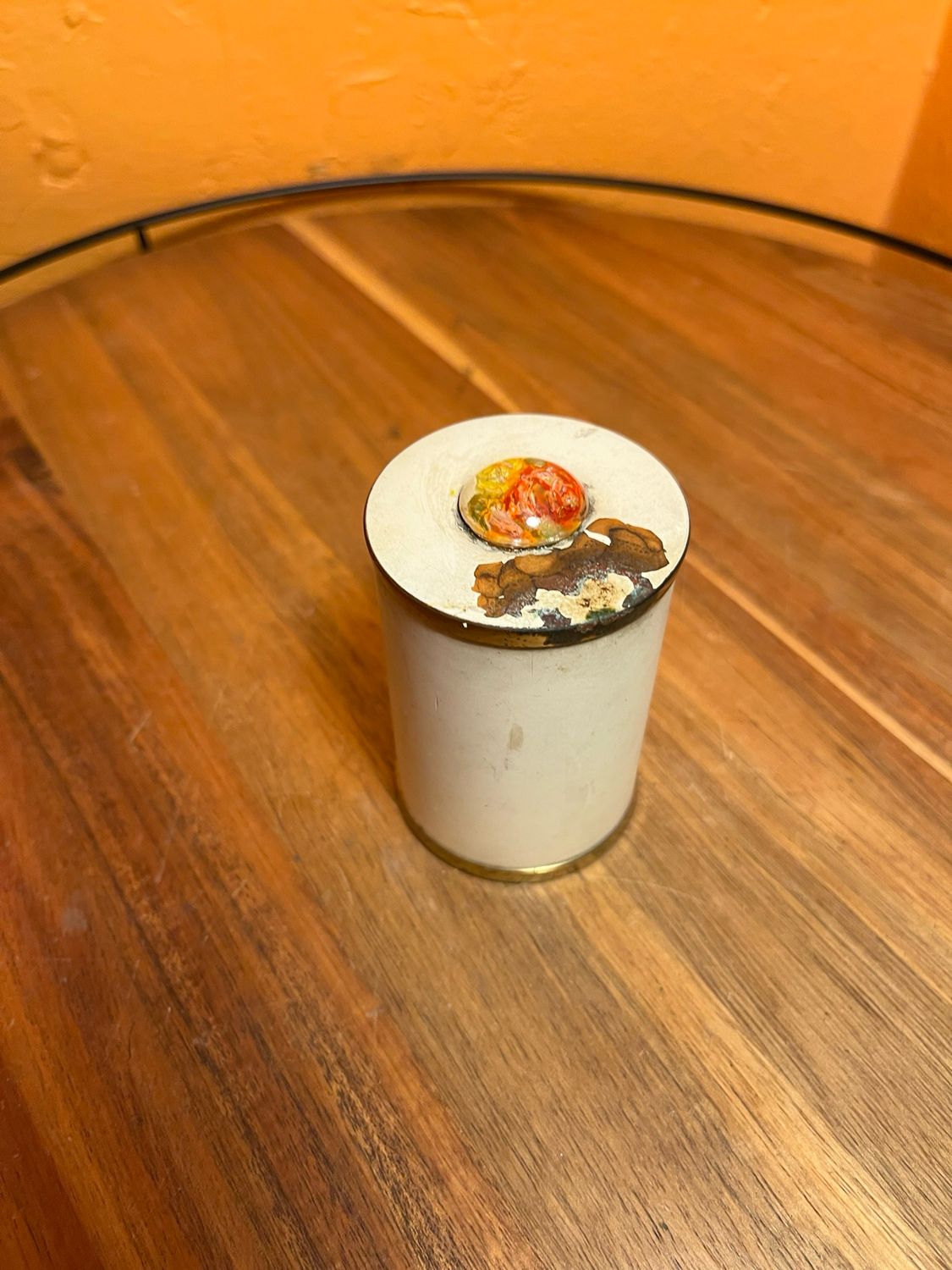 Worn Kenday Cigarette Holding Tin