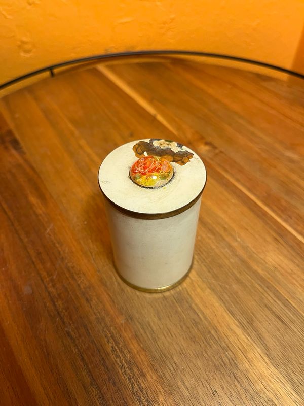 Worn Kenday Cigarette Holding Tin