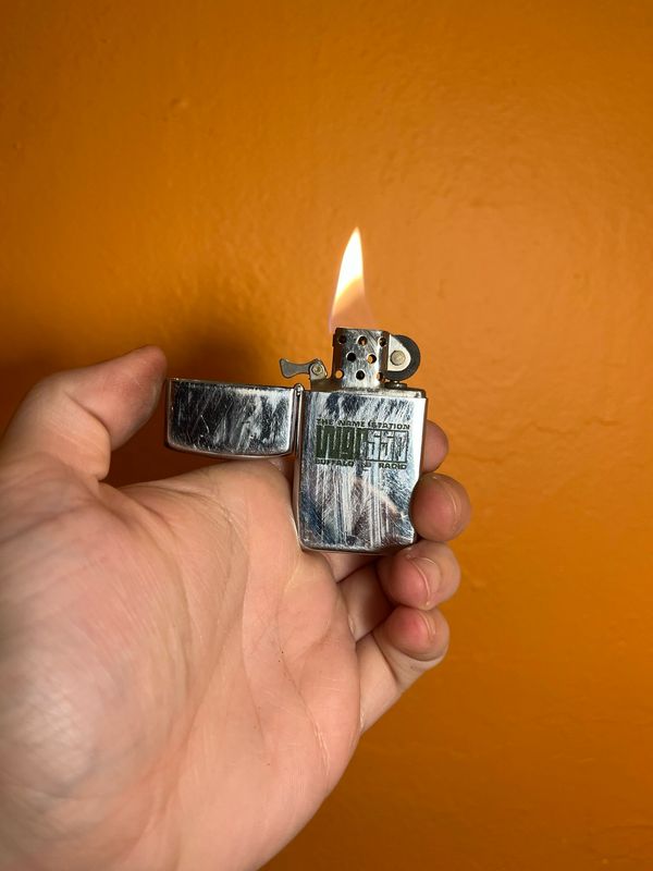 1960 Personalized ‘J’ WGR550 The Name Station Buffalo Radio Zippo Slim Lighter