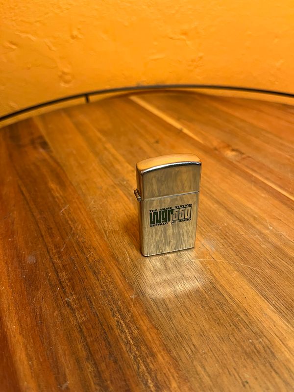 1960 Personalized ‘J’ WGR550 The Name Station Buffalo Radio Zippo Slim Lighter