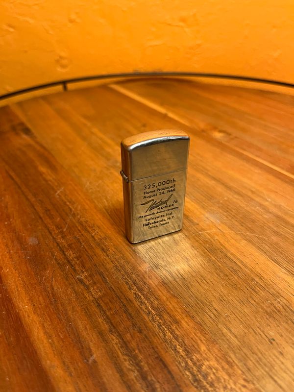 1976 National Mobile Homes Zippo Slim Lighter