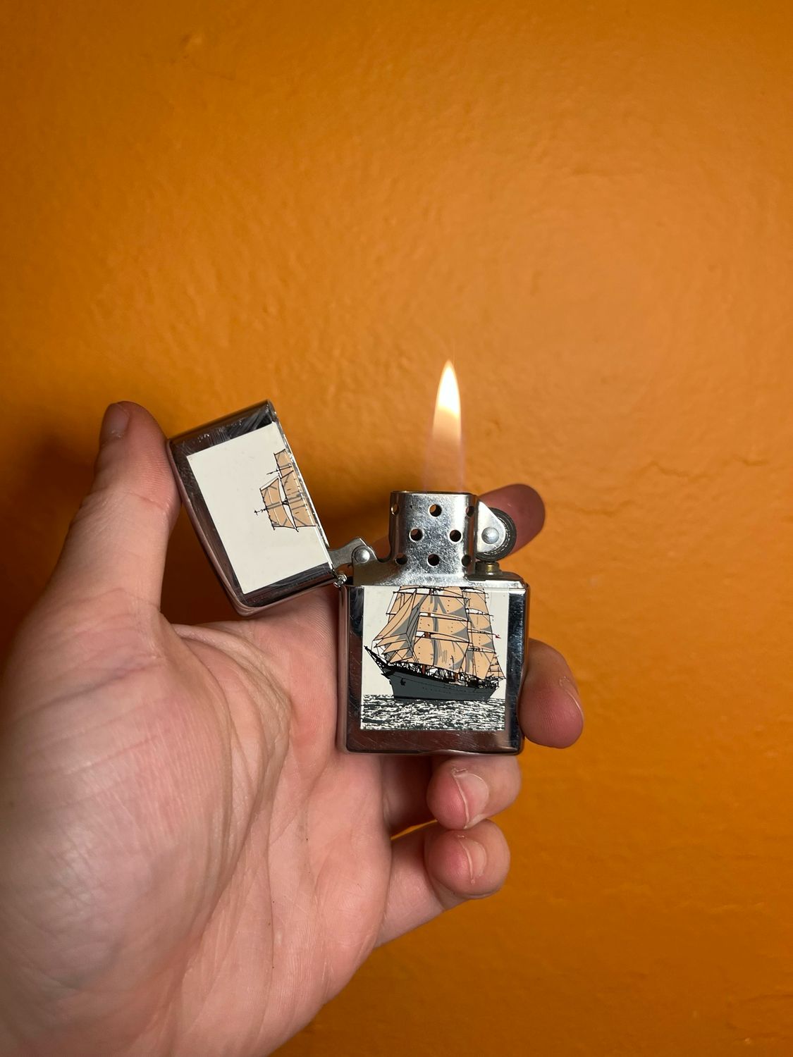 1999 Sailing Ship Zippo Lighter