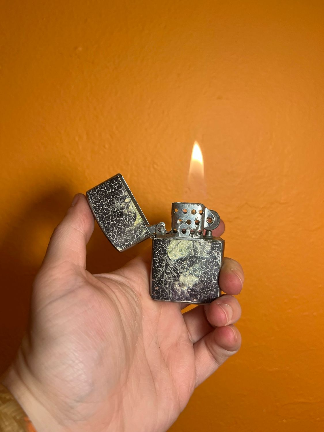 Water Damaged Flip Top Lighter