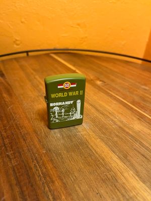 WWII Normandy 50th Anniversary Flip Top Lighter