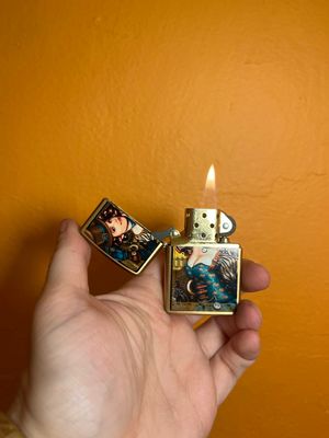 2012 Steampunk Pinup Girl Zippo Lighter