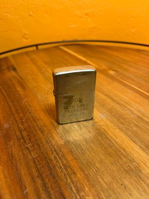 1974 Customized ‘Bob With Love Charlene 1/12/1975’ Zippo Lighter