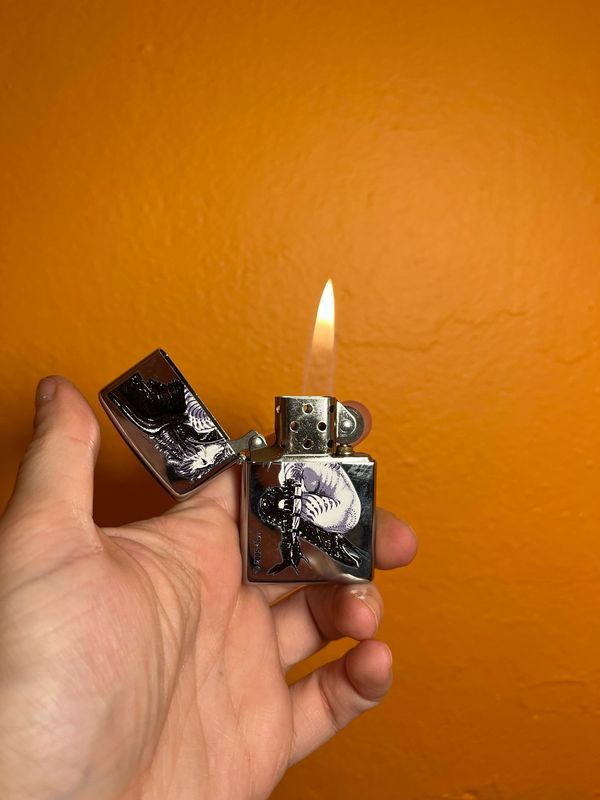 2006 Olivia Berbardinis Ballet Heels Harpy Pinup Zippo Lighter