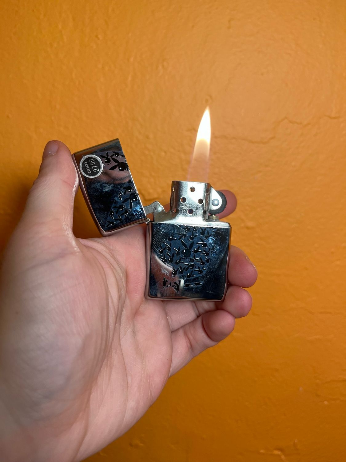 1999 Playboy Bunny Logo Collage Zippo Lighter