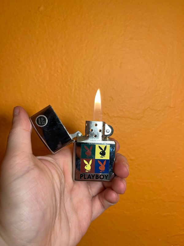 1999 Playboy Bunny Logo Warhol Style Pop Art Zippo Lighter