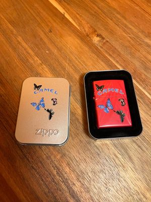 1999 Camel Damien Hurst Butterfly Limited Edition Zippo Lighter