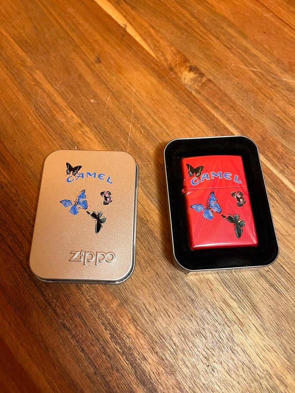1999 Camel Damien Hurst Butterfly Limited Edition Zippo Lighter