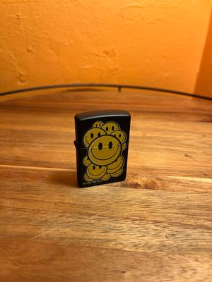 1997 Trevco Smileys Matte Black Zippo Lighter