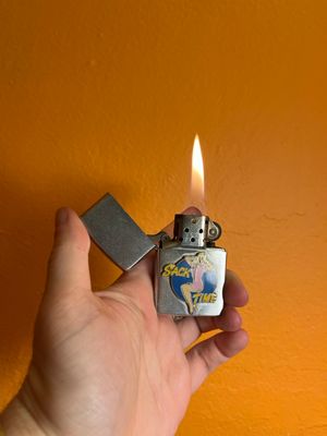 1989 Sack Time Pinup Nose Art Zippo Lighter