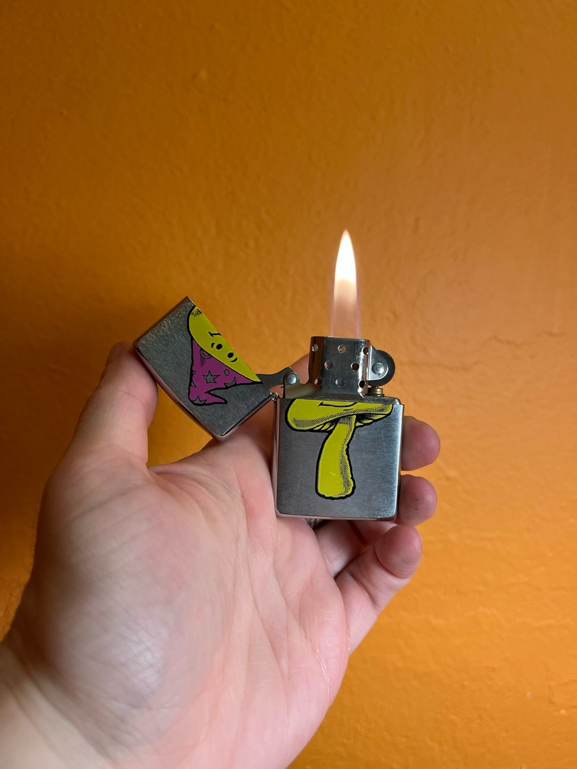 1997 Wizard Mushroom Zippo Lighter
