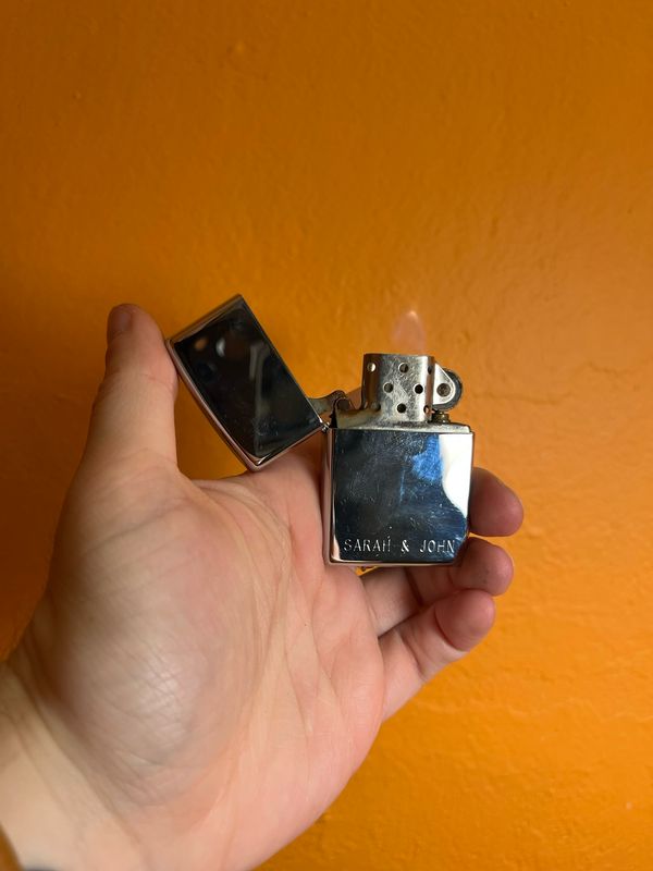 1997 Customized ‘Sarah &amp; John’ Zippo Lighter