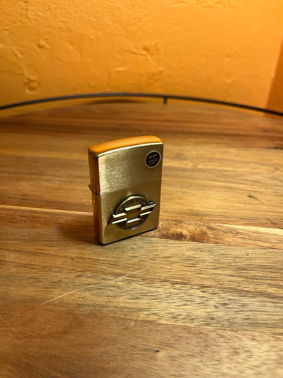 2000 Brass Chevy Sealed Unstruck Zippo Lighter