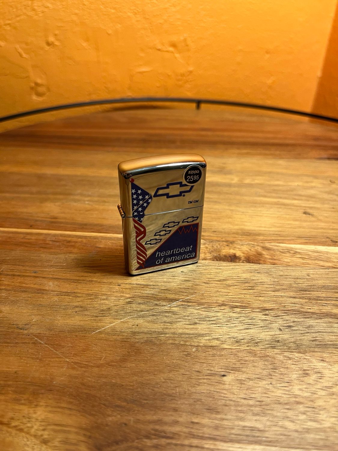2000 Chevy Heartbeat Of America Sealed Unstruck Zippo Lighter