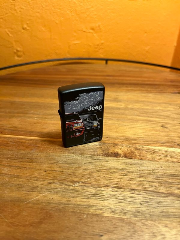 1999 Matte Black Jeep Sealed Unstruck Zippo Lighter