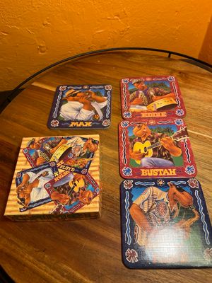1990s Camel Hard Pack Coaster Set