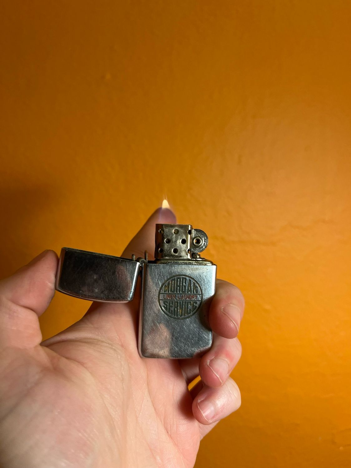 Morgan Linen Laundry Service Flip Top Lighter