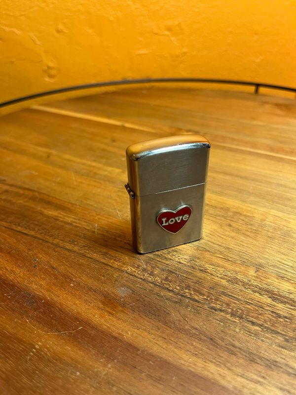 Love Heart Flip Top Lighter