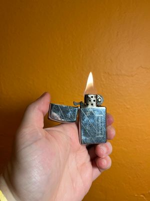 1972 Customized ‘Bruce’ Zippo Slim Lighter