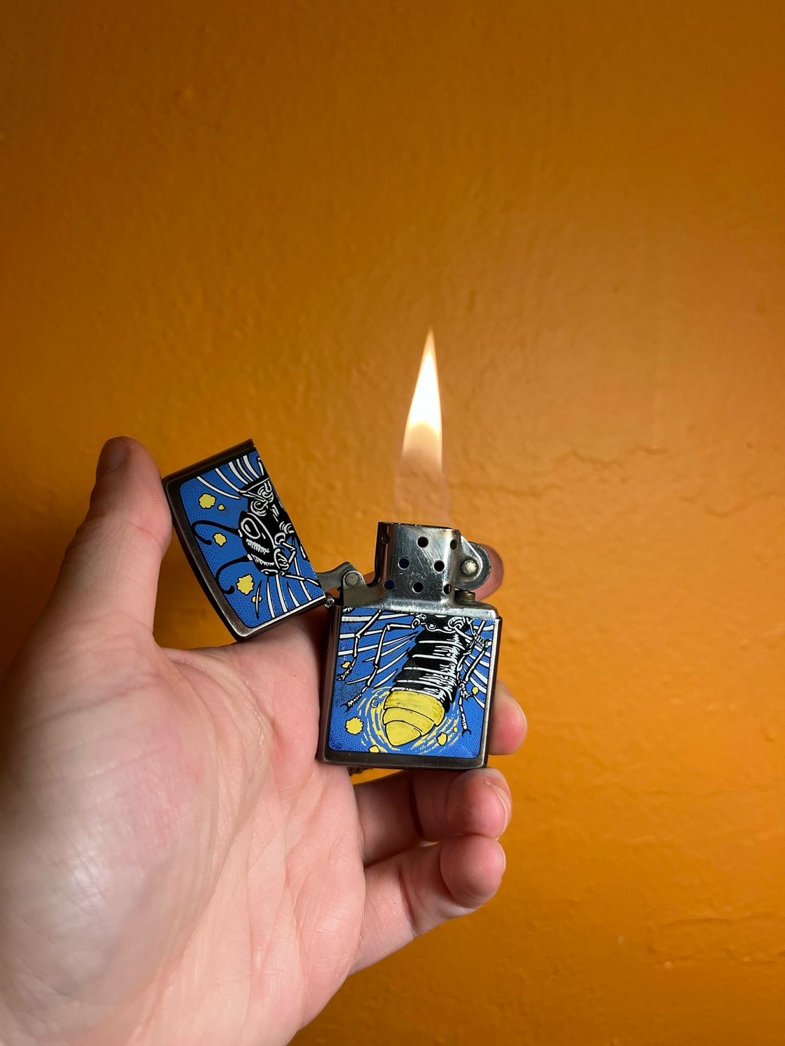 1993 Barrett Smythe Backyard Insects Firefly Zippo Lighter