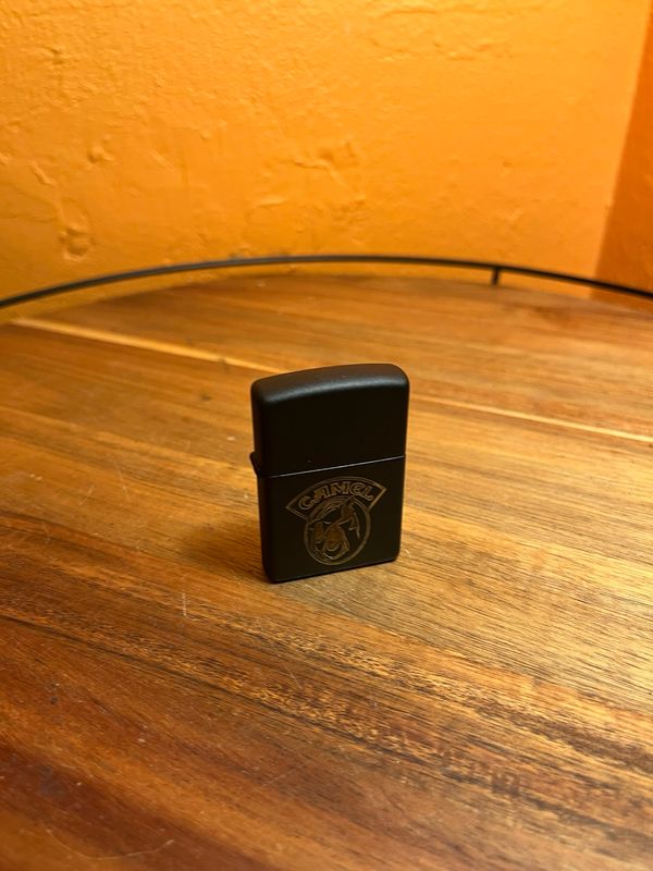 1996 Black &amp; Gold Smokin Joe Camel Zippo Lighter