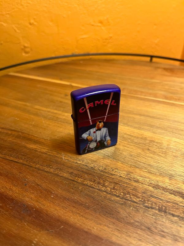 1990s Smokin Joe Camel Tuxedo Zippo Lighter