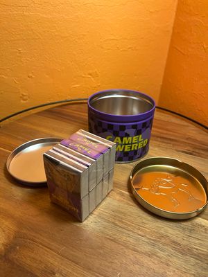 Smokin Joe’s Racing Camel Matches Tin &amp; Ashtray