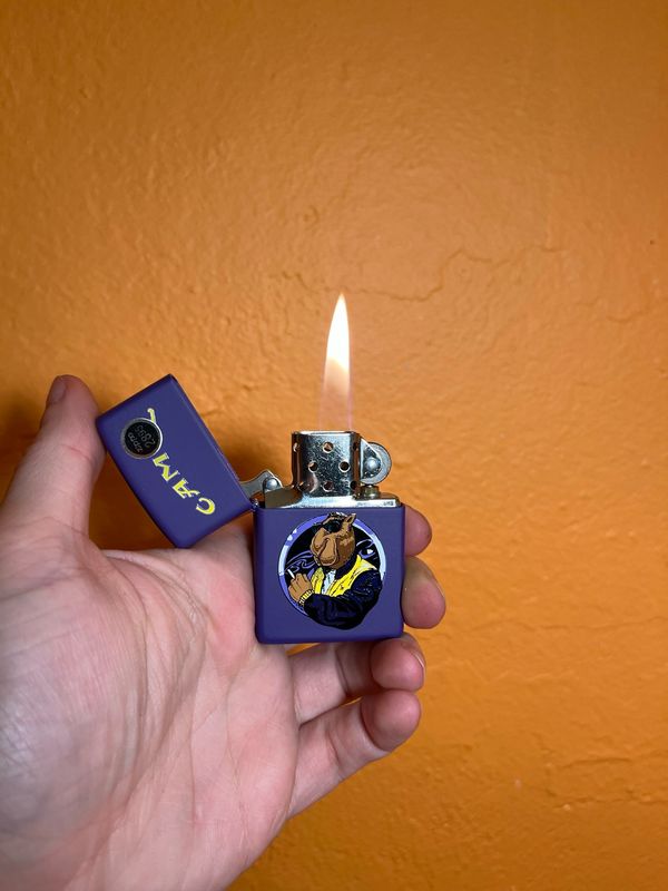 1998 Smokin Joe Camel Purple Zippo Lighter